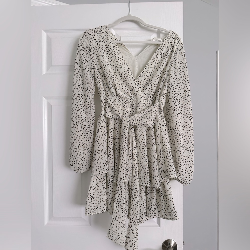 Ruffle Long Sleeve Dress